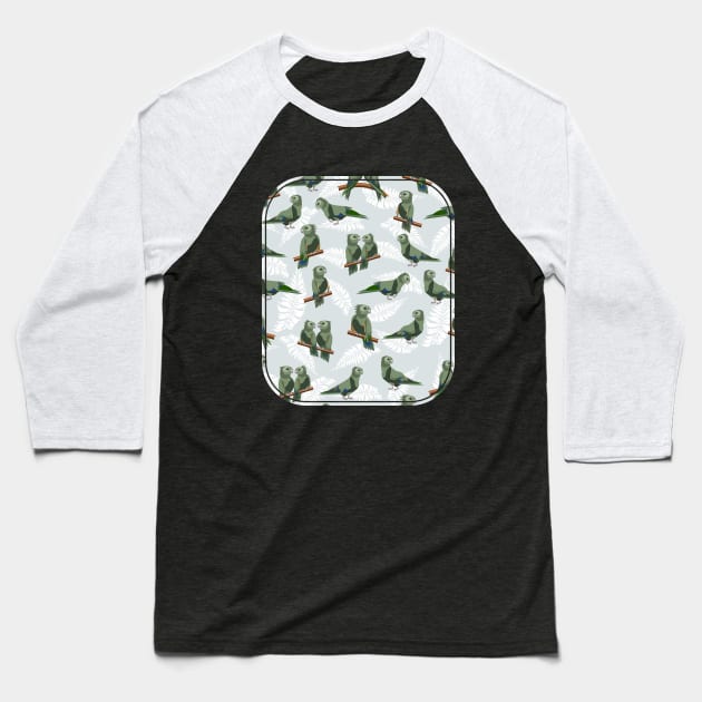 Kea New Zealand Birds Baseball T-Shirt by mailboxdisco